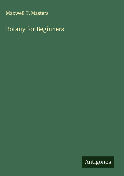 Kniha Botany for Beginners 