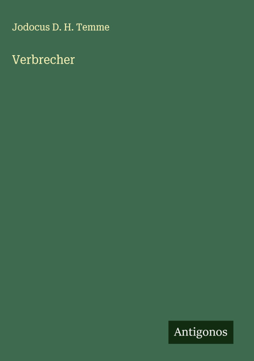 Kniha Verbrecher 