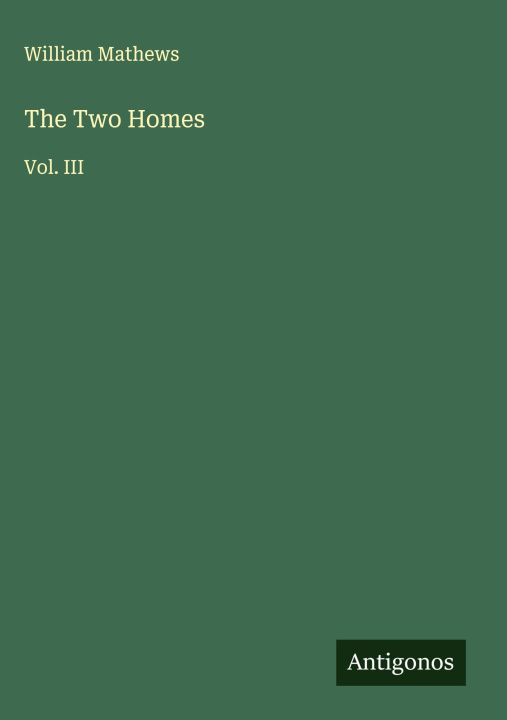 Kniha The Two Homes 
