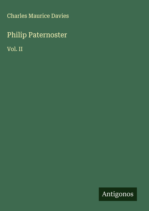 Kniha Philip Paternoster 
