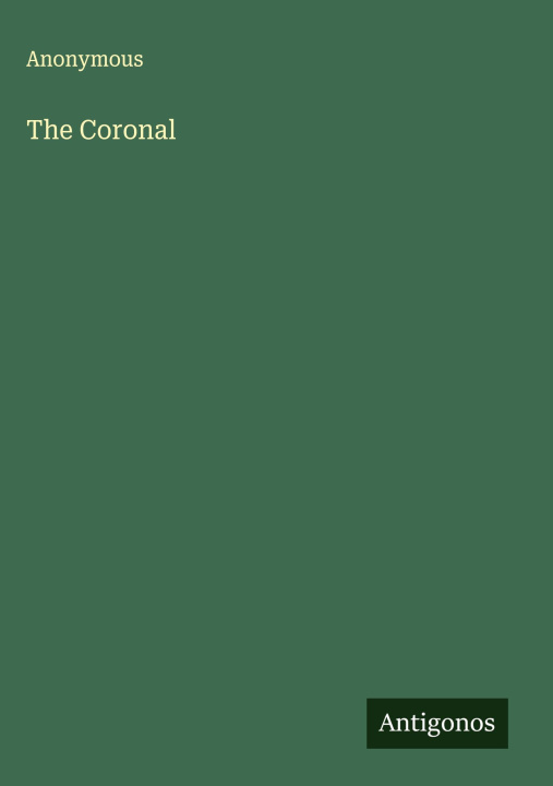 Knjiga The Coronal 