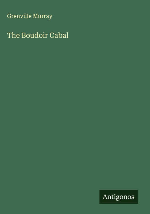 Knjiga The Boudoir Cabal 