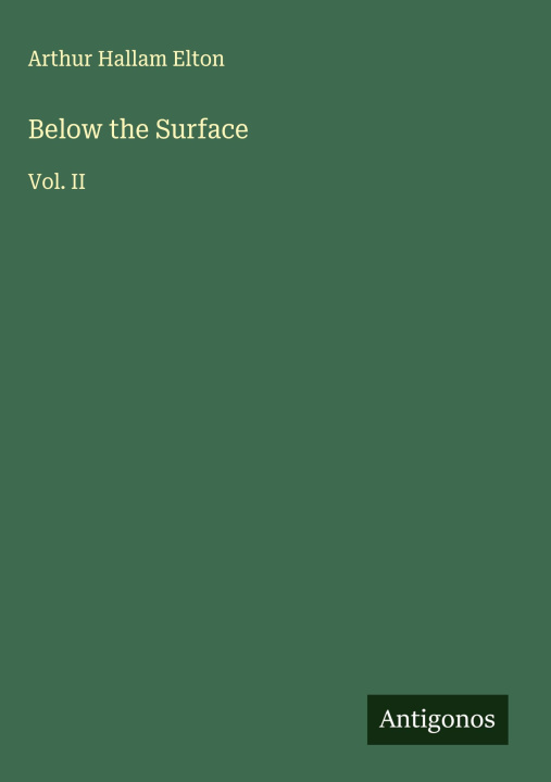 Kniha Below the Surface 