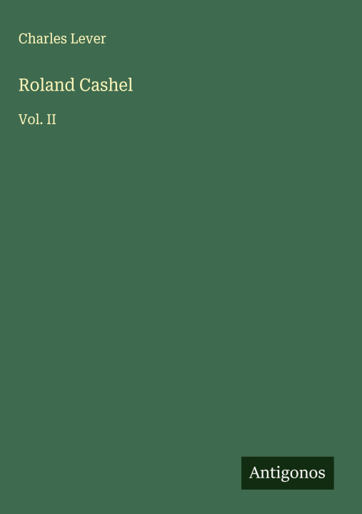 Kniha Roland Cashel 