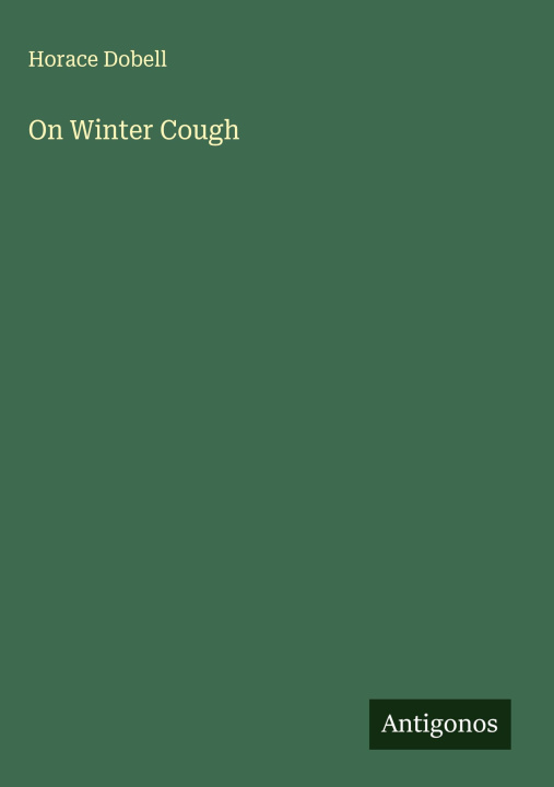 Kniha On Winter Cough 