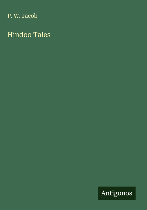 Kniha Hindoo Tales 