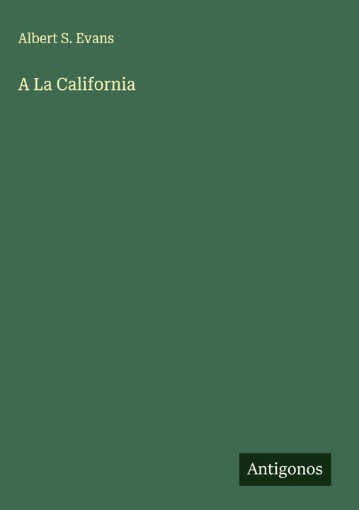 Kniha A La California 