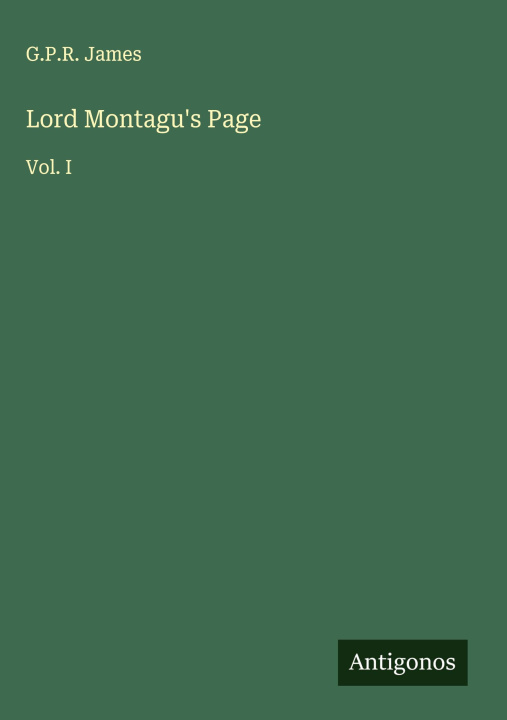 Kniha Lord Montagu's Page 
