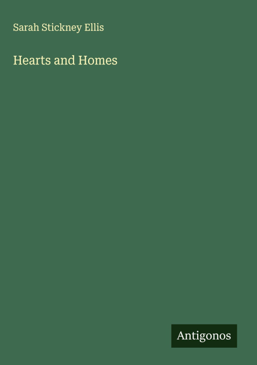 Knjiga Hearts and Homes 