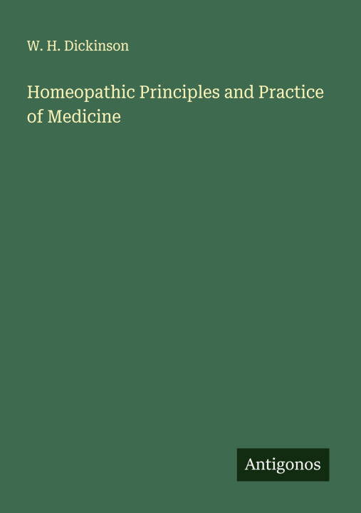 Libro Homeopathic Principles and Practice of Medicine 