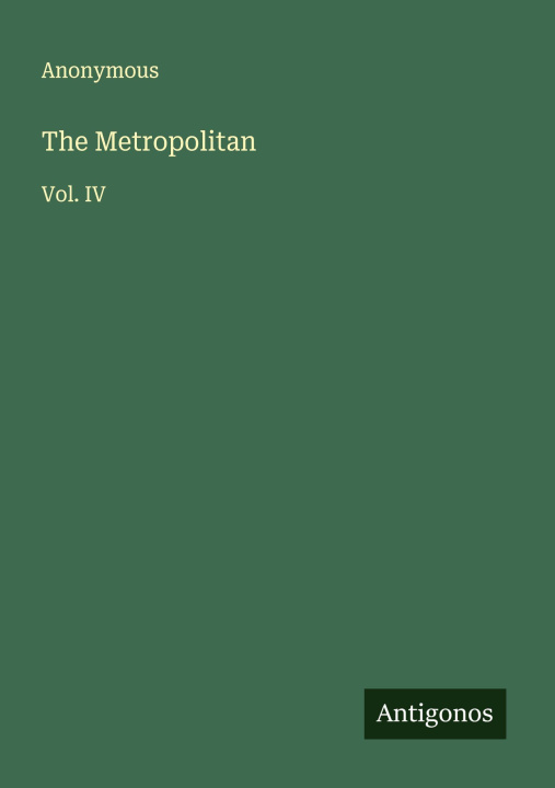 Knjiga The Metropolitan 