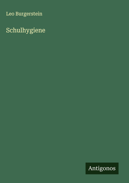 Kniha Schulhygiene 