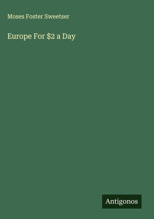 Kniha Europe For $2 a Day 