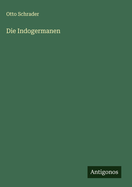 Kniha Die Indogermanen 
