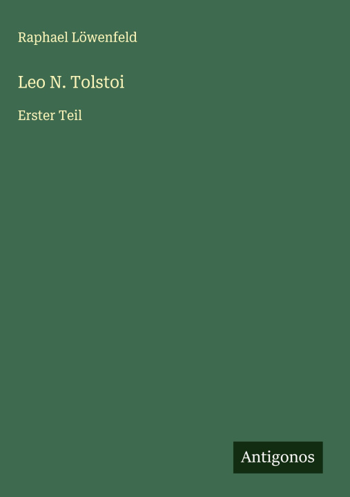 Kniha Leo N. Tolstoi 