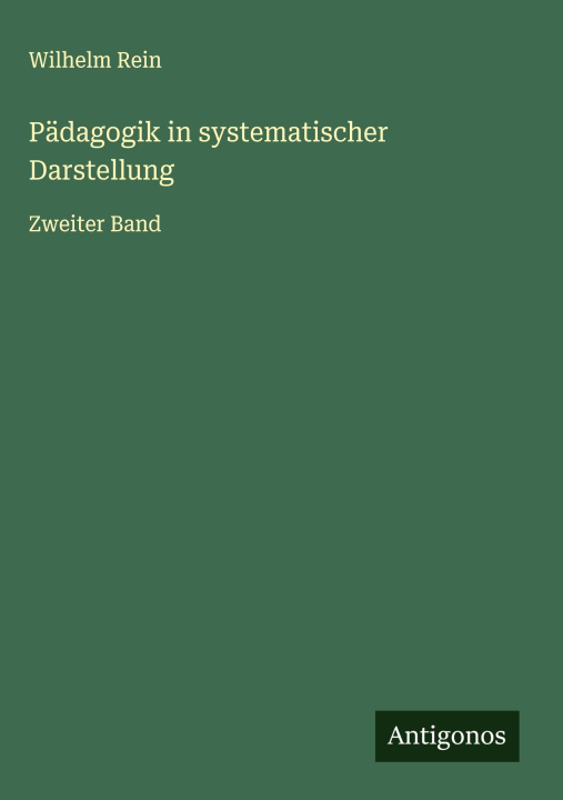 Kniha Pädagogik in systematischer Darstellung 