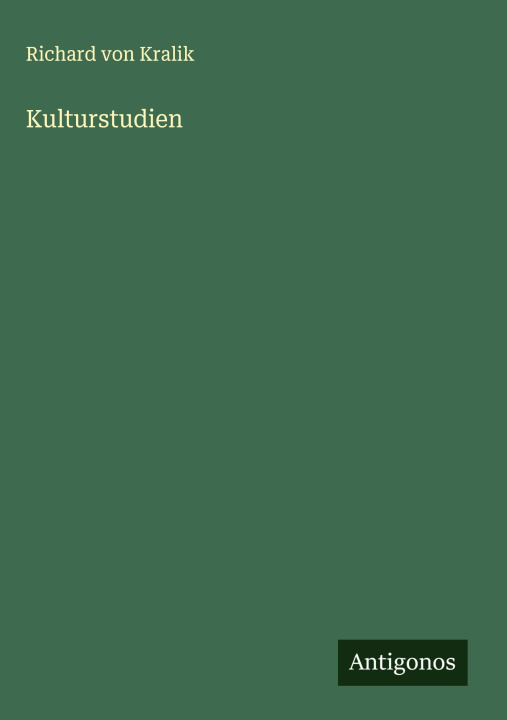 Kniha Kulturstudien 