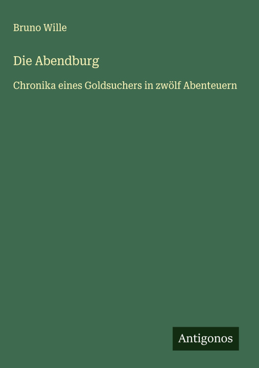 Kniha Die Abendburg 