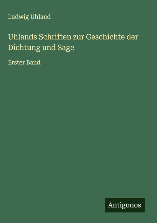 Libro Uhlands Schriften zur Geschichte der Dichtung und Sage 