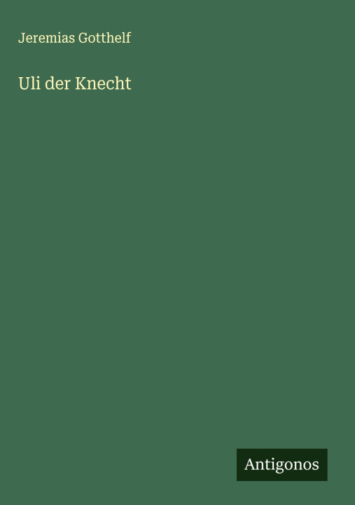 Kniha Uli der Knecht 