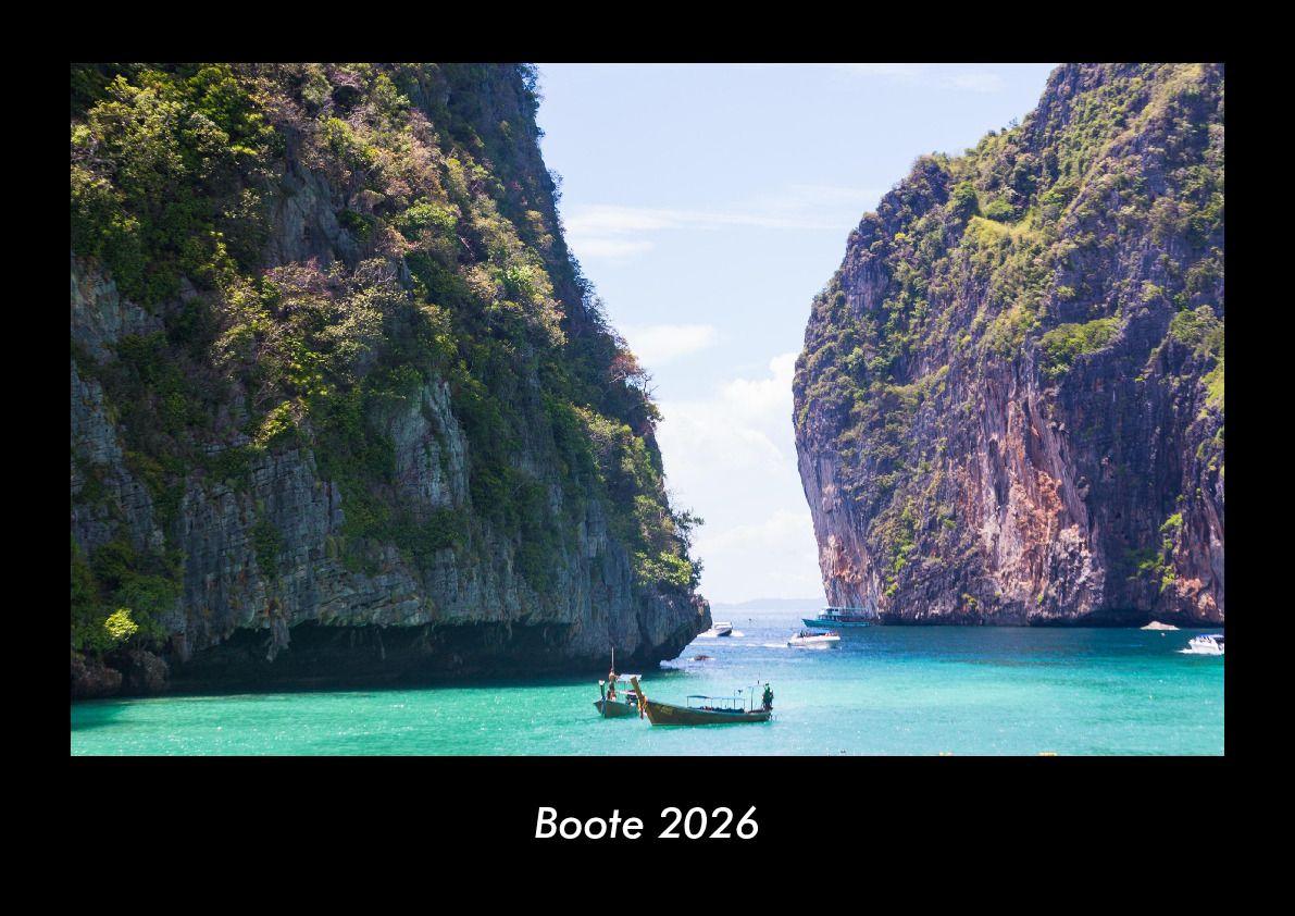 Calendario/Diario Boote 2026 Fotokalender DIN A3 