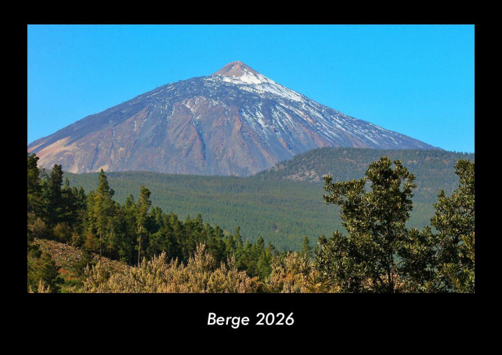 Calendario/Diario Berge 2026 Fotokalender DIN A3 