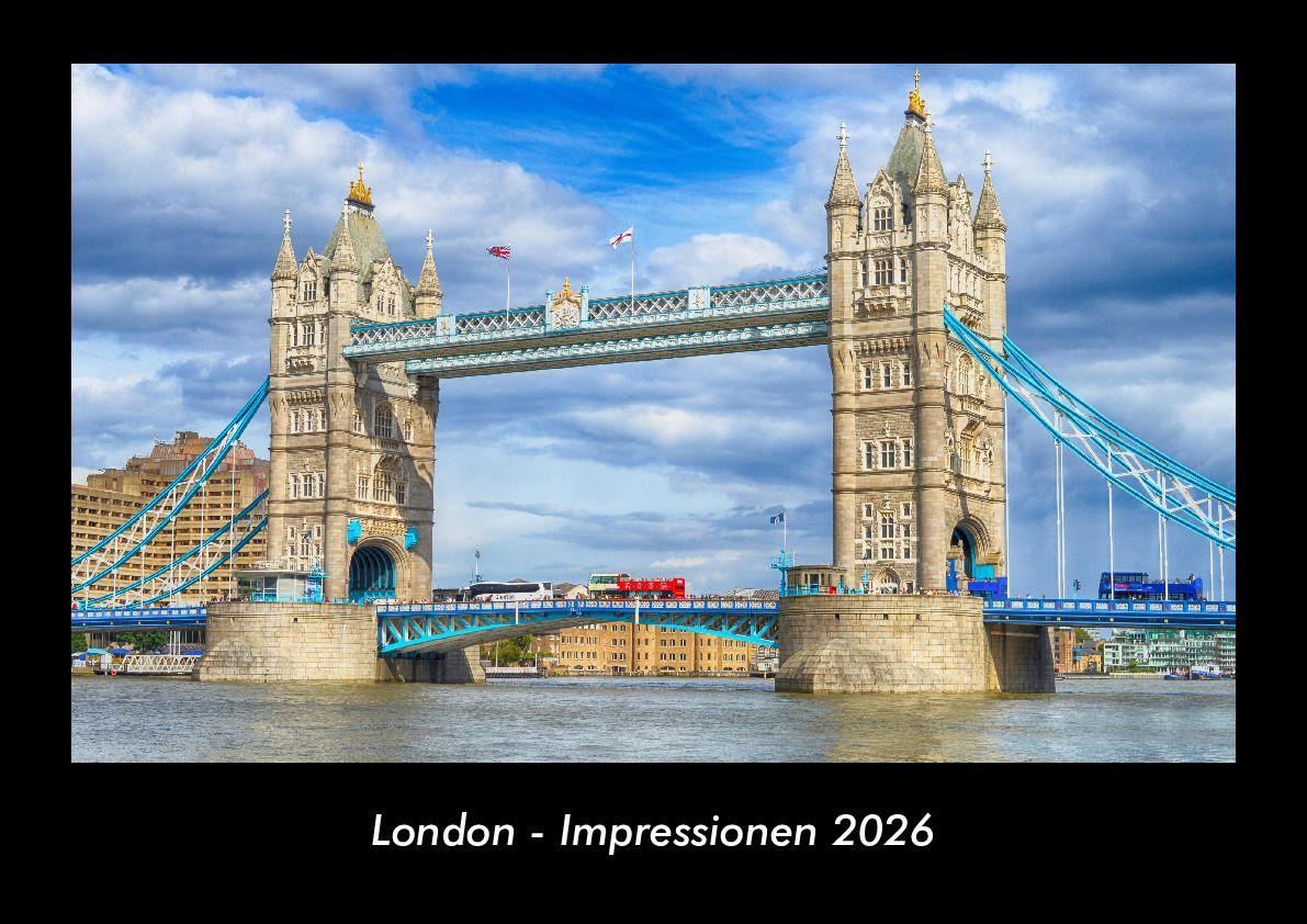 Kalendár/Diár London - Impressionen 2026 Fotokalender DIN A3 