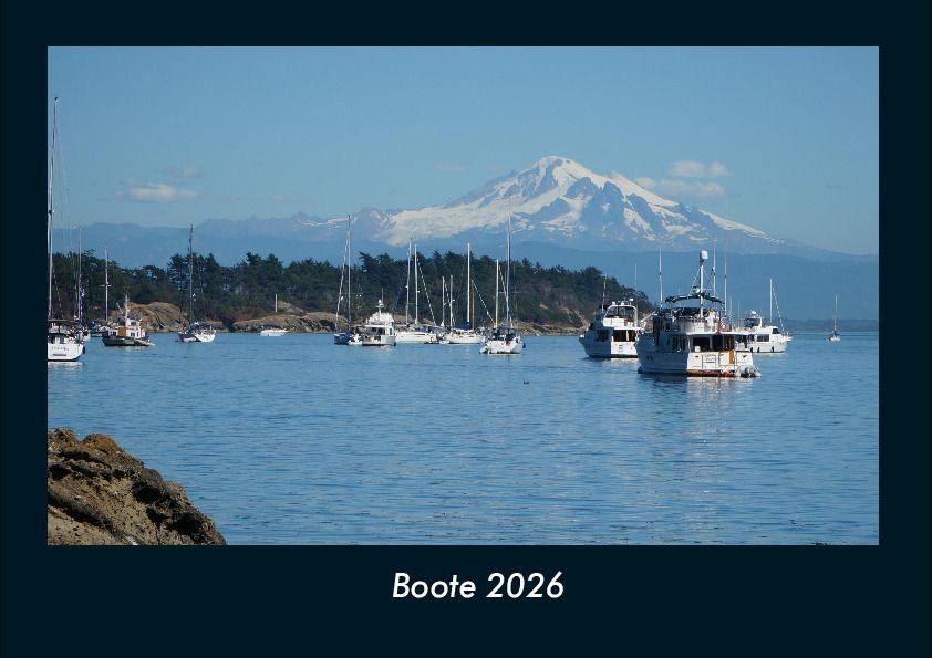 Calendario/Diario Boote 2026 Fotokalender DIN A4 