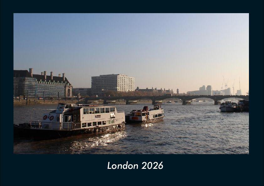 Calendario/Diario London 2026 Fotokalender DIN A4 