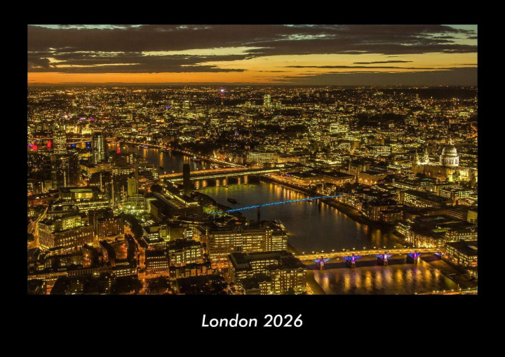 Kalendár/Diár London 2026 Fotokalender DIN A3 
