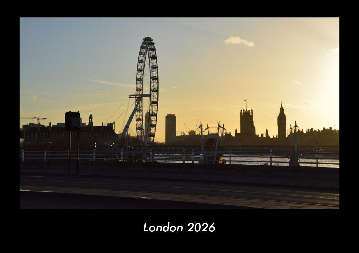 Kalendár/Diár London 2026 Fotokalender DIN A3 