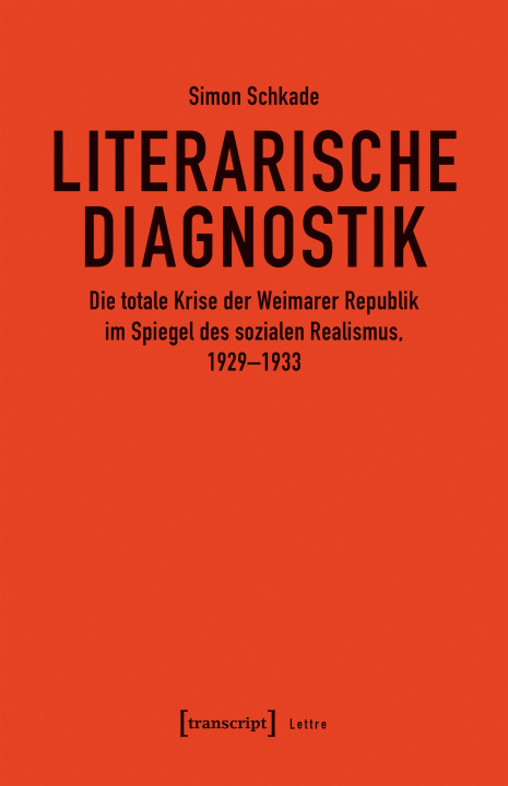 Book Literarische Diagnostik Simon Schkade