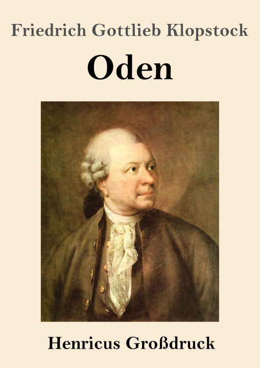 Knjiga Oden (Großdruck) Friedrich Gottlieb Klopstock