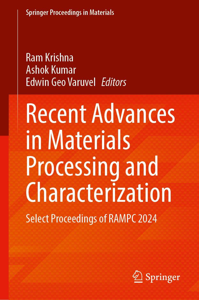 Kniha Recent Advances in Materials Processing and Characterization Ashok Kumar