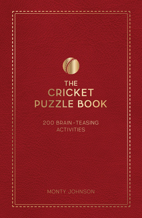 Kniha Cricket Puzzle Book Monty Johnson