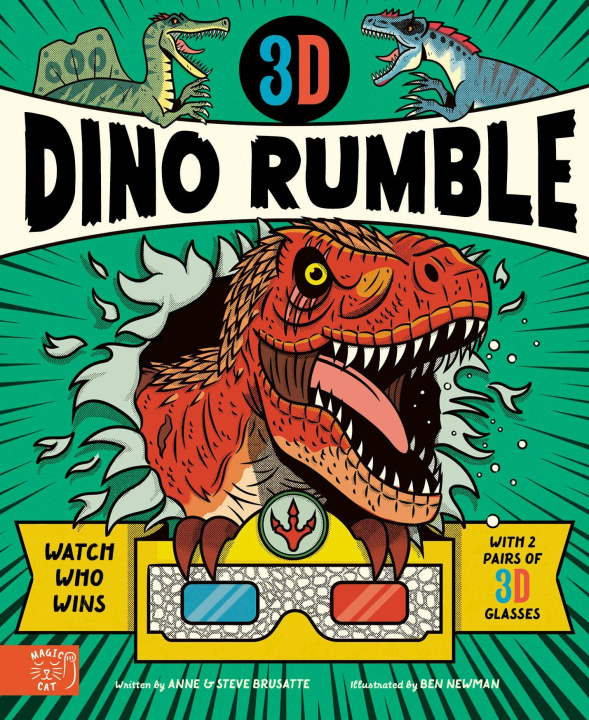 Kniha 3D Dino Rumble Anne and Steve Brusatte