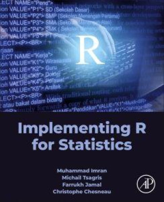 Kniha Implementing R for Statistics Muhammad Imran