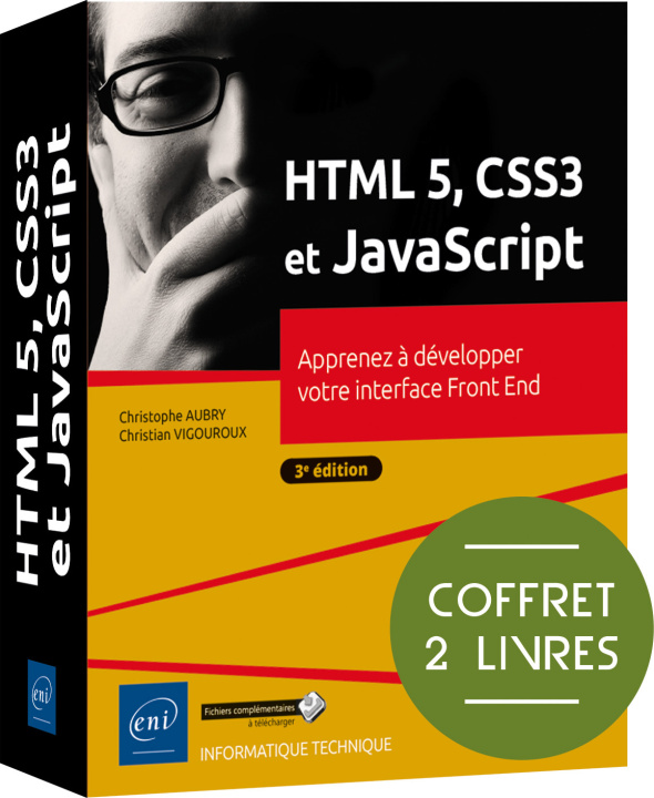 Kniha HTML5, CSS3 et JavaScript - Coffret de 2 livres AUBRY