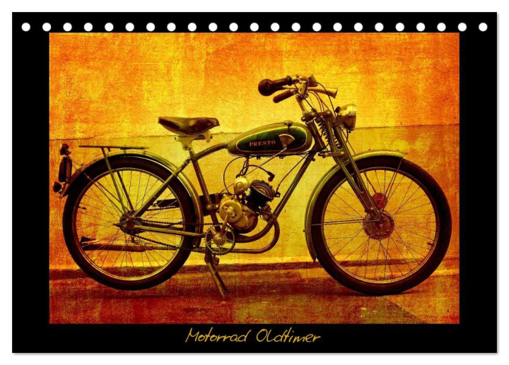 Koledar/Rokovnik Motorrad Oldtimer (Tischkalender 2026 DIN A5 quer), CALVENDO Monatskalender Calvendo
