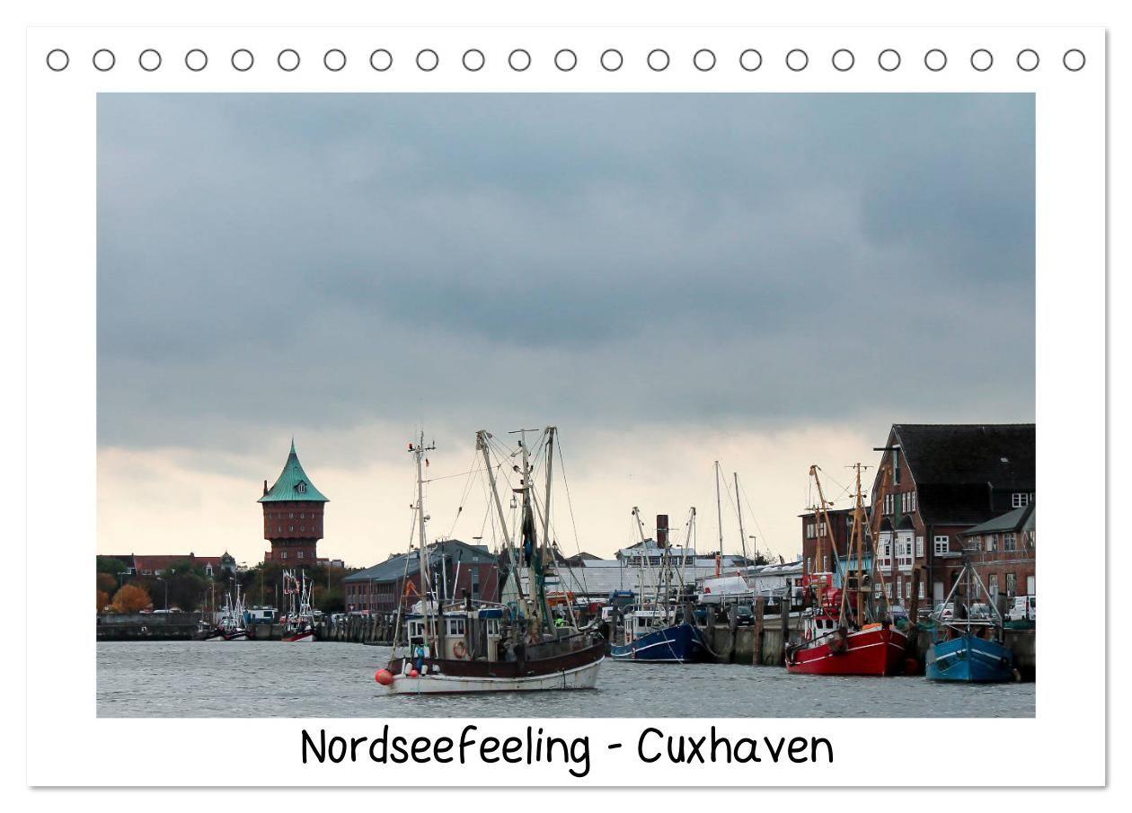 Kalendár/Diár Nordseefeeling - Cuxhaven (Tischkalender 2026 DIN A5 quer), CALVENDO Monatskalender Calvendo