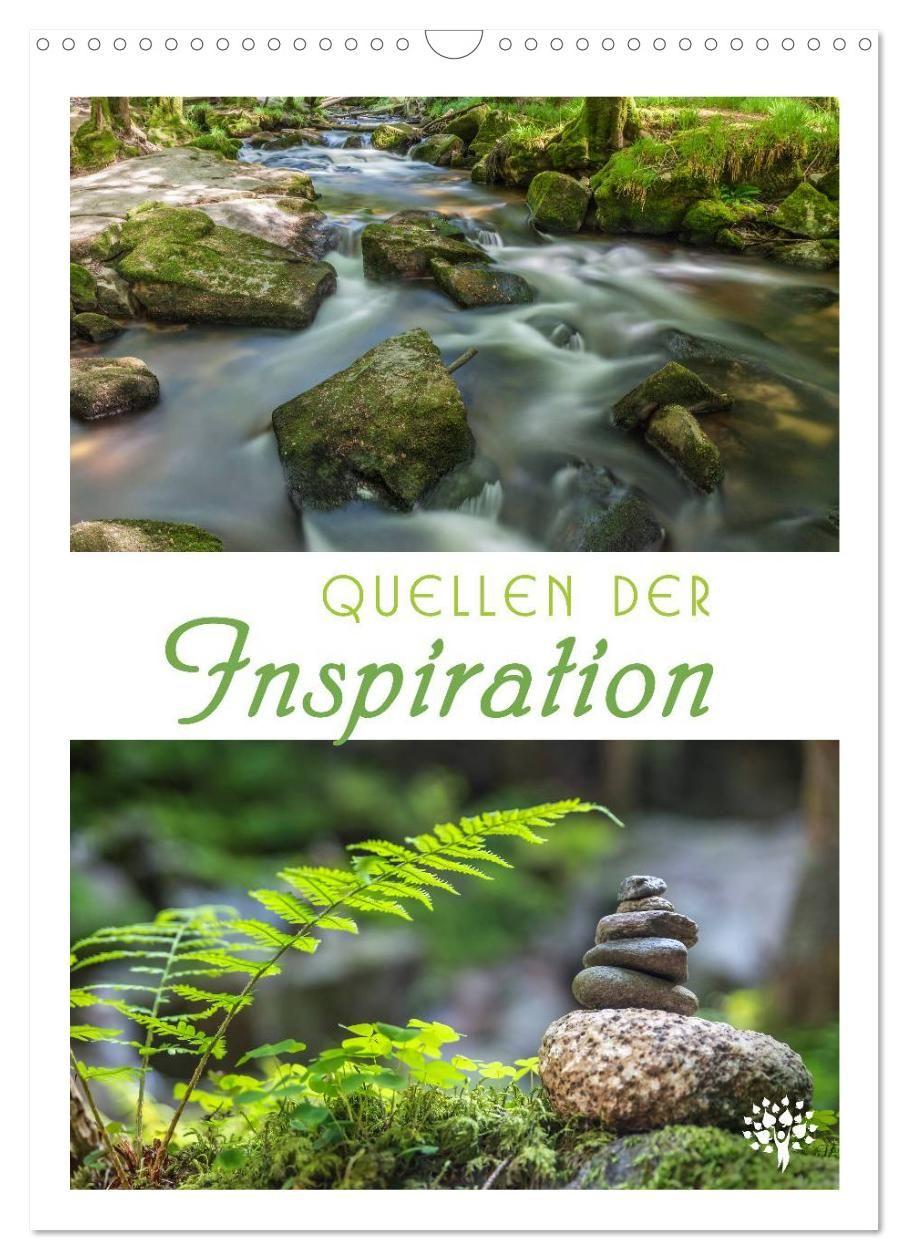 Kalender/Terminbuch Quellen der Inspiration (Wandkalender 2026 DIN A3 hoch), CALVENDO Monatskalender Calvendo