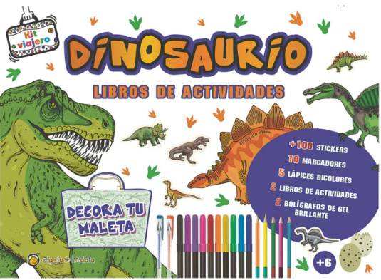 Kniha Dinosaurios ('Colores para transportar') 