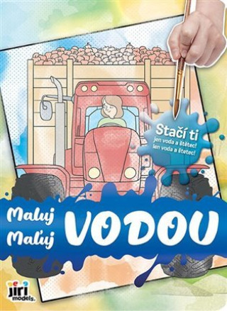 Book Traktory - Maluj vodou 