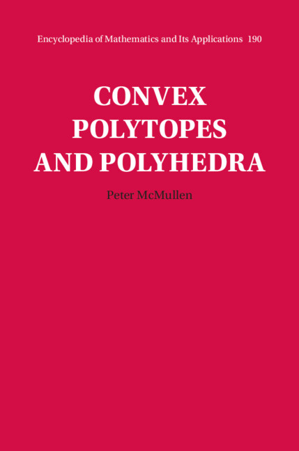 Kniha Convex Polytopes and Polyhedra Peter McMullen