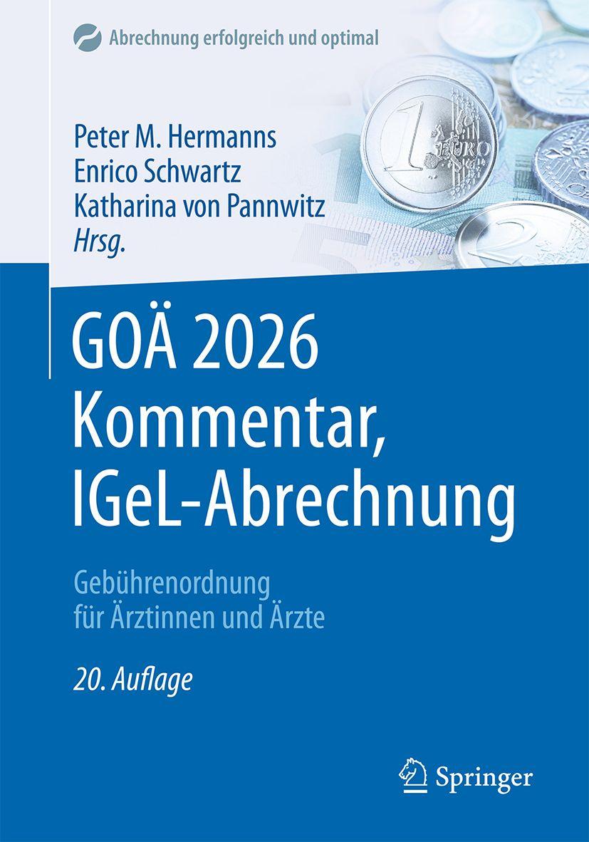 Boek GOÄ 2026 Kommentar, IGeL-Abrechnung Peter M. Hermanns