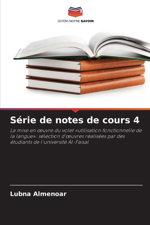 Kniha Série de notes de cours 4 Lubna Almenoar