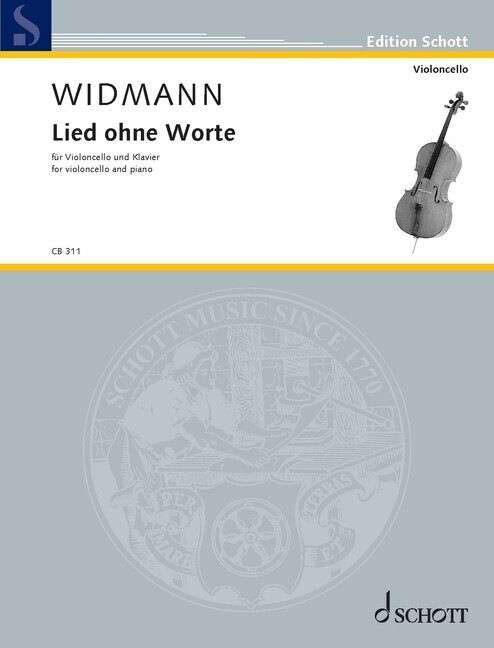 Tiskovina Lied ohne Worte Jörg Widmann