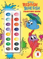 DR SEUSSS RED FISH BLUE FISH PAINTING