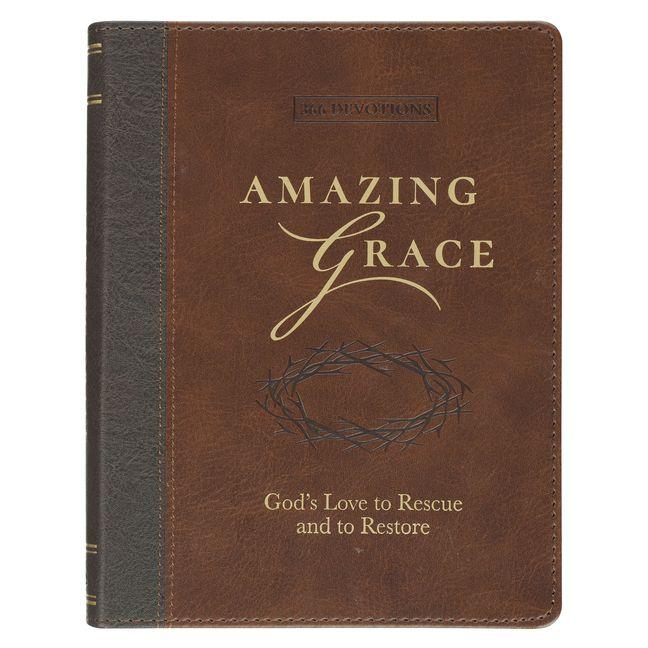 Buch Devotional Amazing Grace Faux Leather 