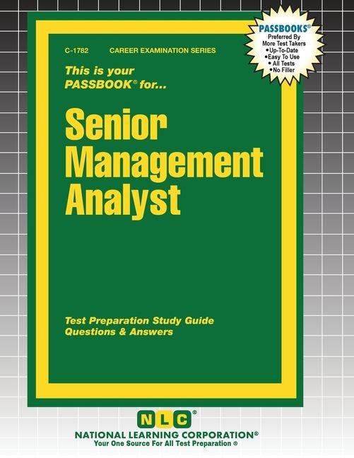 Kniha Senior Management Analyst 